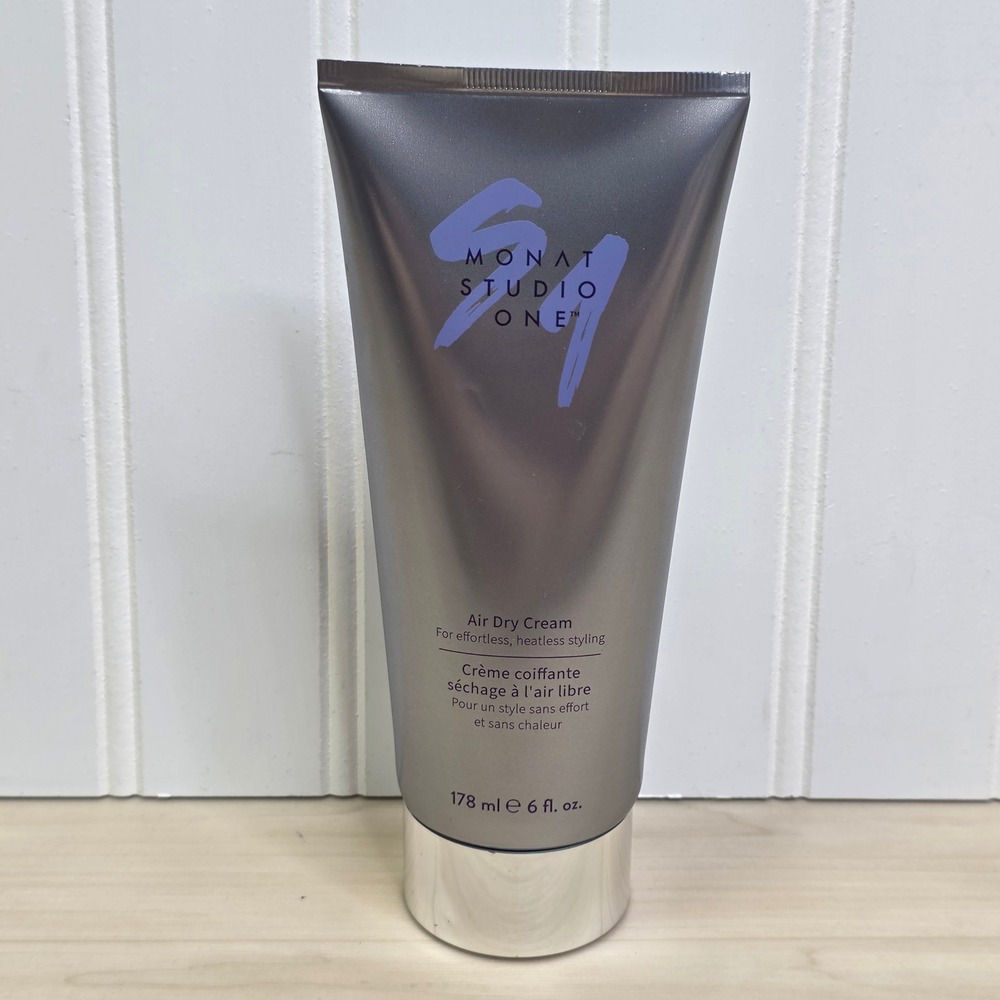 Monat Studio One Air Dry Cream 6oz 178ml Heatless Styling Leave-In New